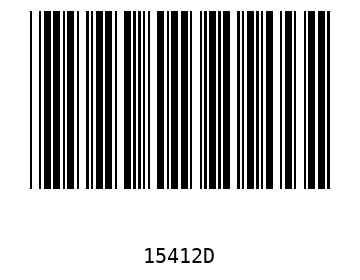 Bar code, type 39 15412