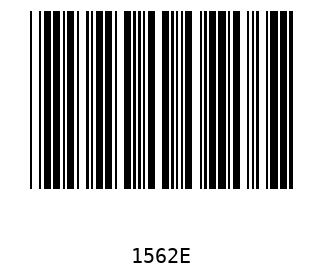 Bar code, type 39 1562