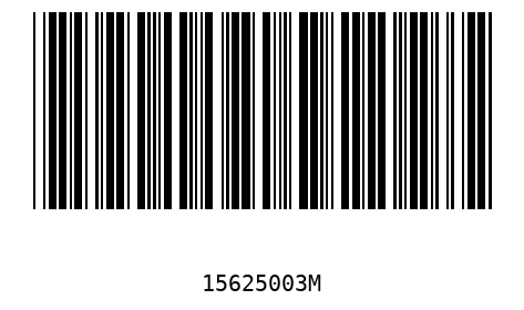 Bar code, type 39 15625003