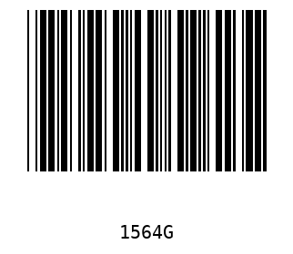 Bar code, type 39 1564