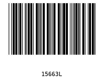 Bar code, type 39 15663