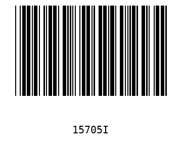 Bar code, type 39 15705