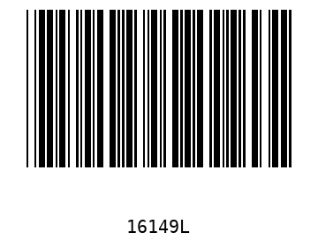 Bar code, type 39 16149