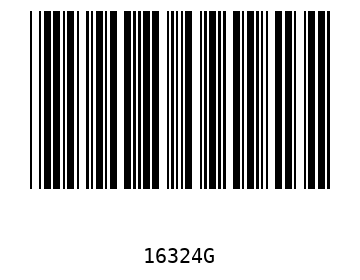 Bar code, type 39 16324