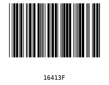 Bar code, type 39 16413