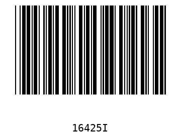 Bar code, type 39 16425