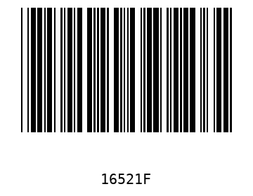 Bar code, type 39 16521
