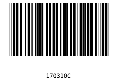Bar code, type 39 170310