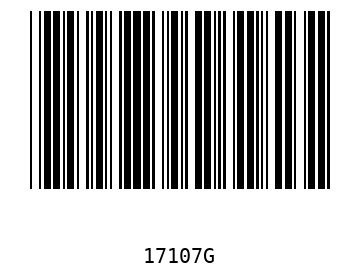 Bar code, type 39 17107