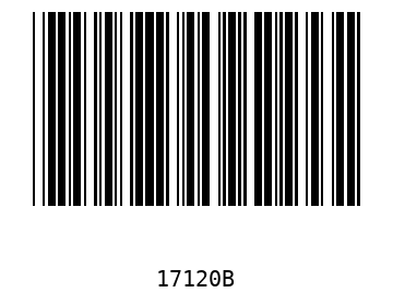 Bar code, type 39 17120