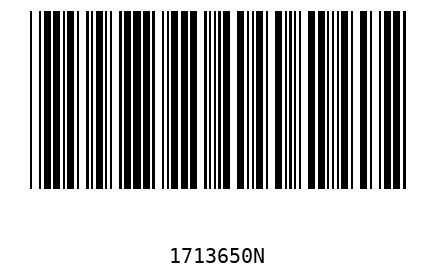 Bar code, type 39 1713650