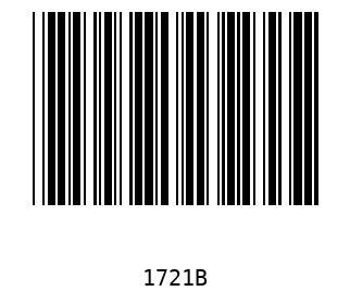 Bar code, type 39 1721
