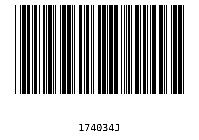Bar code, type 39 174034