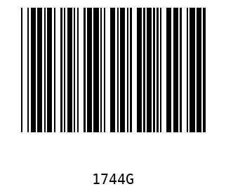 Bar code, type 39 1744