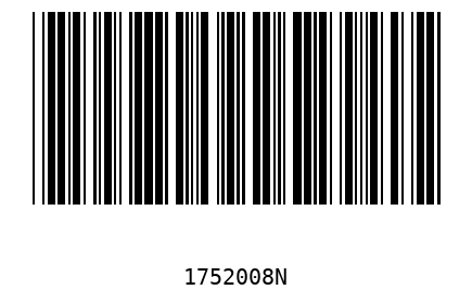 Bar code, type 39 1752008