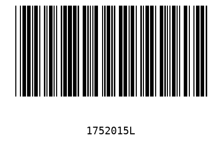 Bar code, type 39 1752015