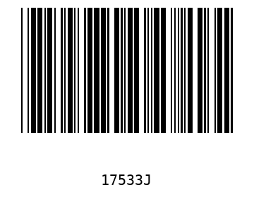 Bar code, type 39 17533
