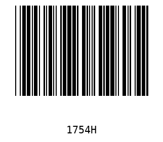 Bar code, type 39 1754