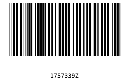 Bar code, type 39 1757339