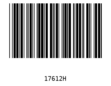 Bar code, type 39 17612