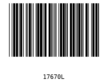 Bar code, type 39 17670