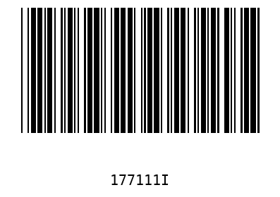 Bar code, type 39 177111