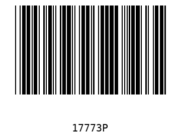 Bar code, type 39 17773