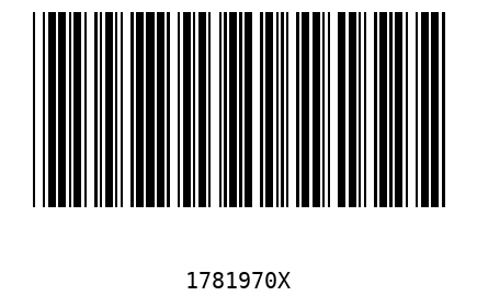 Bar code, type 39 1781970