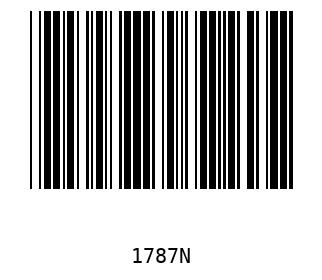 Bar code, type 39 1787