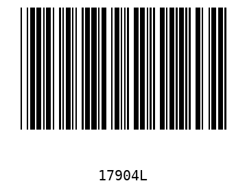 Bar code, type 39 17904