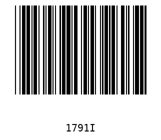 Bar code, type 39 1791