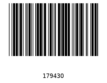 Bar code, type 39 17943