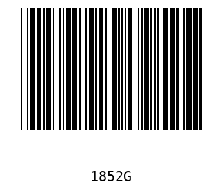 Bar code, type 39 1852