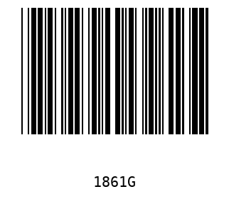 Bar code, type 39 1861