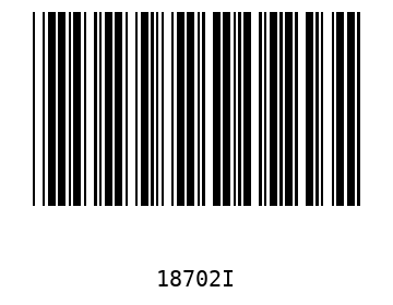 Bar code, type 39 18702