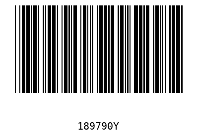 Bar code, type 39 189790