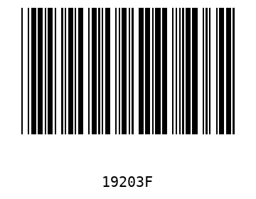 Bar code, type 39 19203