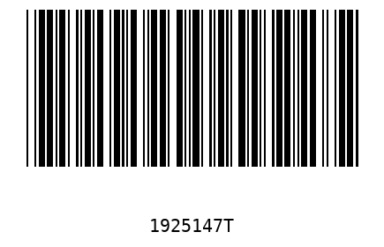 Bar code, type 39 1925147