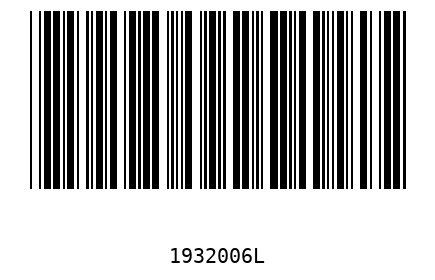 Bar code, type 39 1932006