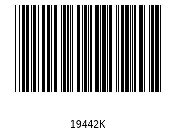 Bar code, type 39 19442