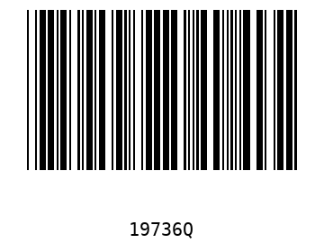 Bar code, type 39 19736