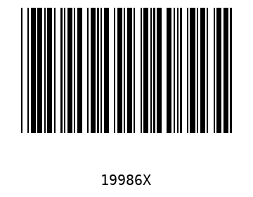Bar code, type 39 19986