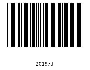 Bar code, type 39 20197