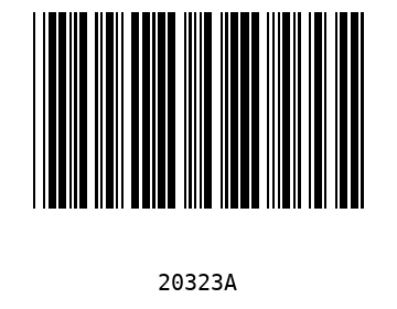 Bar code, type 39 20323