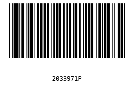 Bar code, type 39 2033971