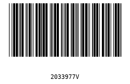 Bar code, type 39 2033977