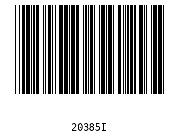 Bar code, type 39 20385
