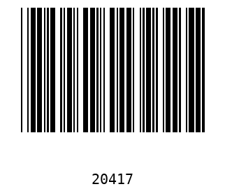 Bar code, type 39 2041