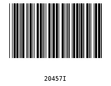 Bar code, type 39 20457