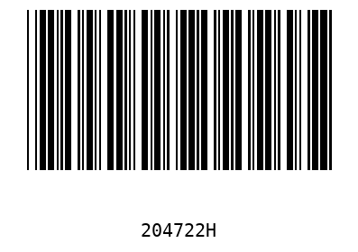 Bar code, type 39 204722